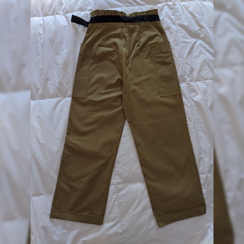 Zara Cargo Khaki Pants - Picture 3 of 4